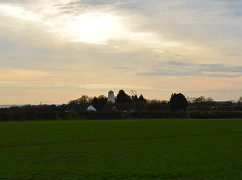 The old windmill from Church End January 2015